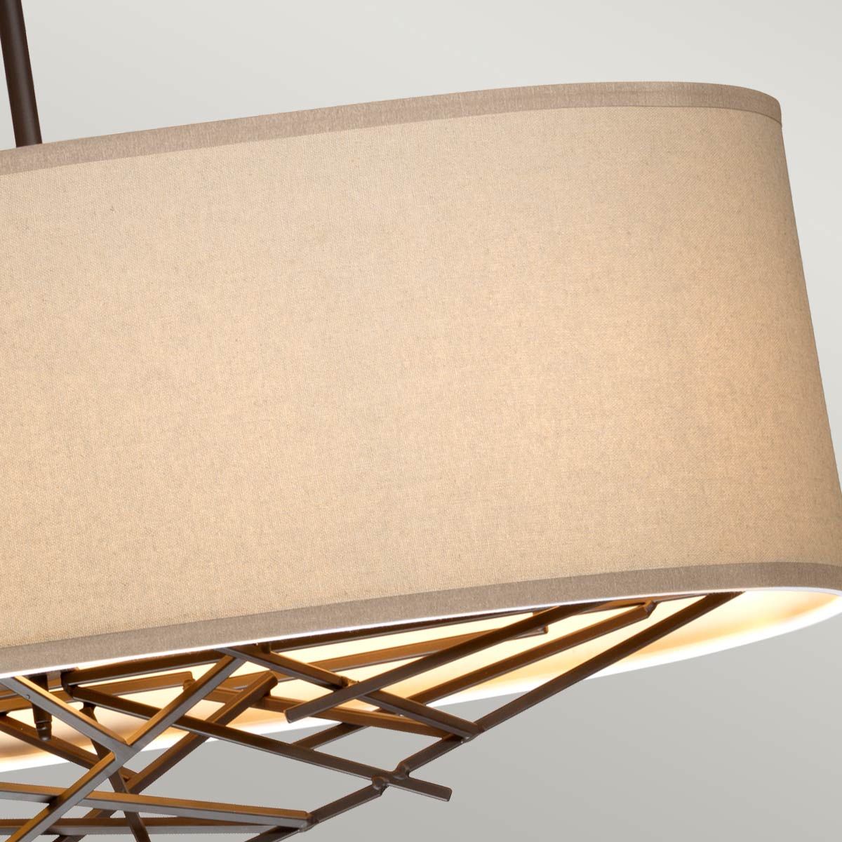 Elstead Lighting Pendant from the Taiko range. Taiko 5 Light Island Pendant – SKU TAIKO5-ISLE