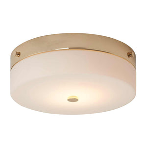Elstead Lighting  Ceiling Flush from the Tamar range. Tamar 1 Light Large Flush Product Code = TAMAR-F-L-PG