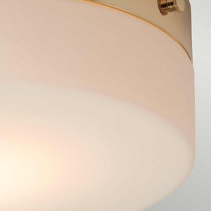 Elstead Lighting  Ceiling Flush from the Tamar range. Tamar 1 Light Large Flush Product Code = TAMAR-F-L-PG