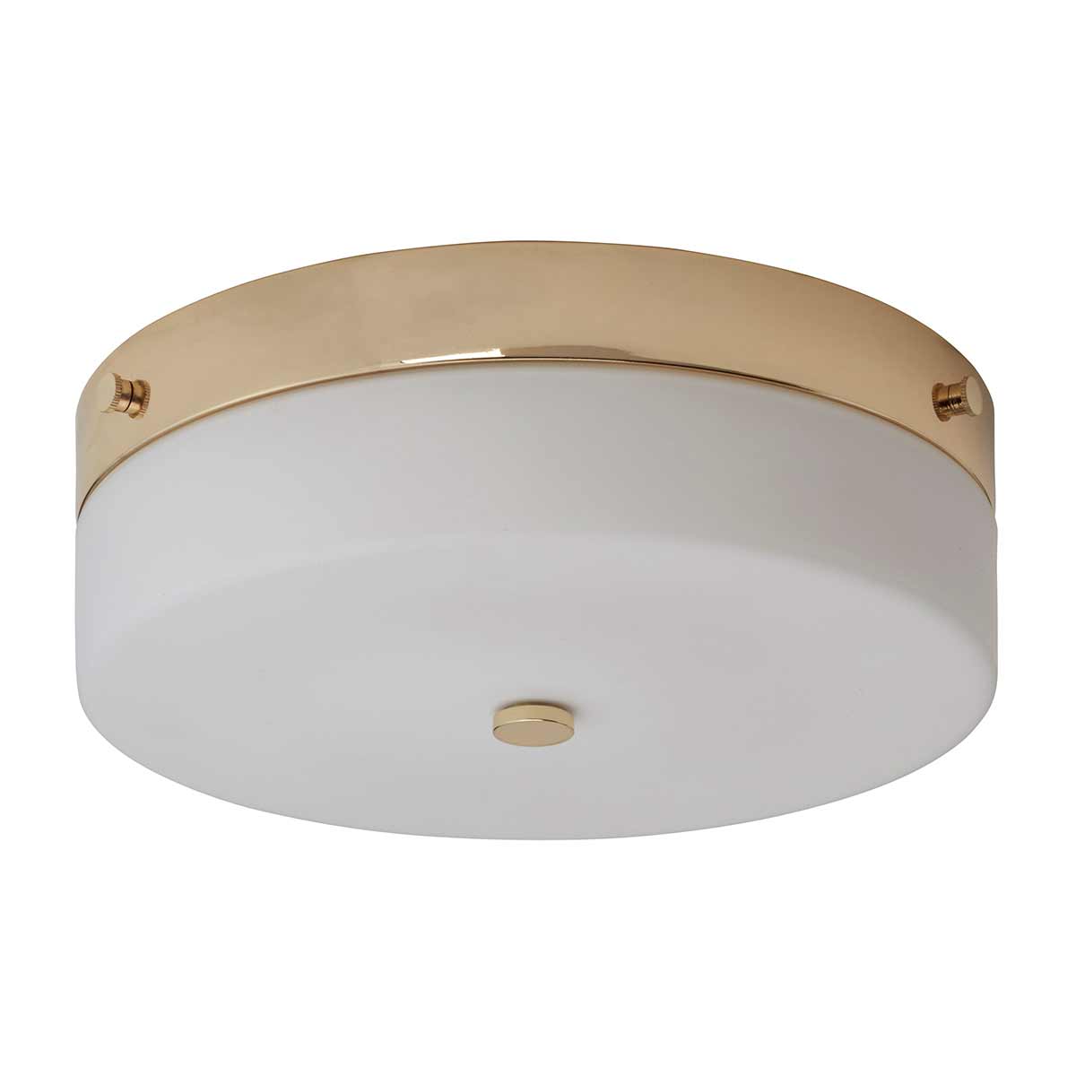 Elstead Lighting  Ceiling Flush from the Tamar range. Tamar 1 Light Large Flush Product Code = TAMAR-F-L-PG