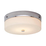 Elstead Lighting Ceiling Flush from the Tamar range. Tamar 1 Light Medium Flush – SKU TAMAR-F-M-PC