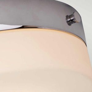 Elstead Lighting  Ceiling Flush from the Tamar range. Tamar 1 Light Medium Flush Product Code = TAMAR-F-M-PC