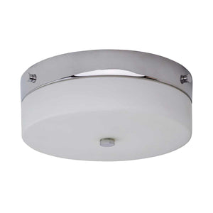 Elstead Lighting  Ceiling Flush from the Tamar range. Tamar 1 Light Medium Flush Product Code = TAMAR-F-M-PC