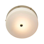 Elstead Lighting  Ceiling Flush from the Tamar range. Tamar 1 Light Medium Flush Product Code = TAMAR-F-M-PG