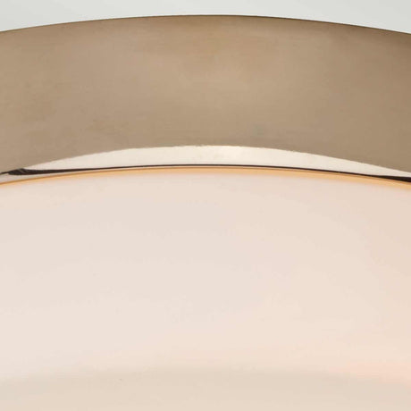 Elstead Lighting  Ceiling Flush from the Tamar range. Tamar 1 Light Medium Flush Product Code = TAMAR-F-M-PG