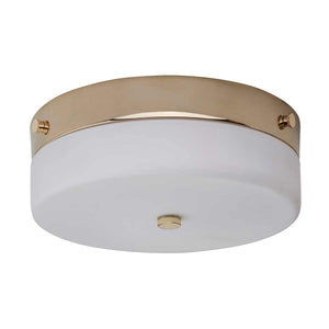 Elstead Lighting  Ceiling Flush from the Tamar range. Tamar 1 Light Medium Flush Product Code = TAMAR-F-M-PG