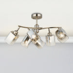 Magnalux Taylor 6 Light Antique Brass Semi Flush Part Number - TAY06AB