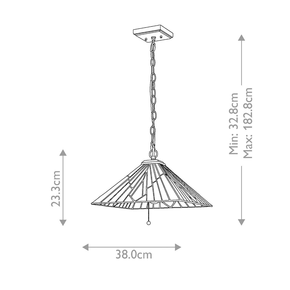 Elstead Lighting Alderley 1-light Pendant – SKU TF-ALDERLEY-P