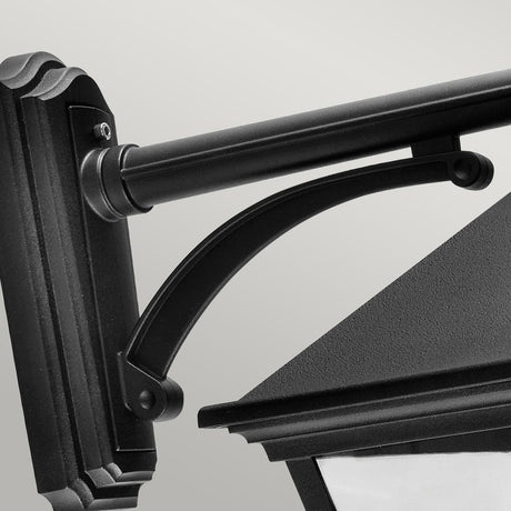 Norlys Turin Grande 1 Light Down Wall Lantern - Black TG2-BLACK