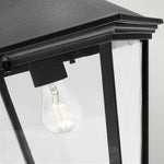 Norlys Turin Grande 1 Light Down Wall Lantern - Black TG2-BLACK