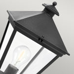 Norlys Turin Grande 1 Light Pedestal - Black TG3-BLACK