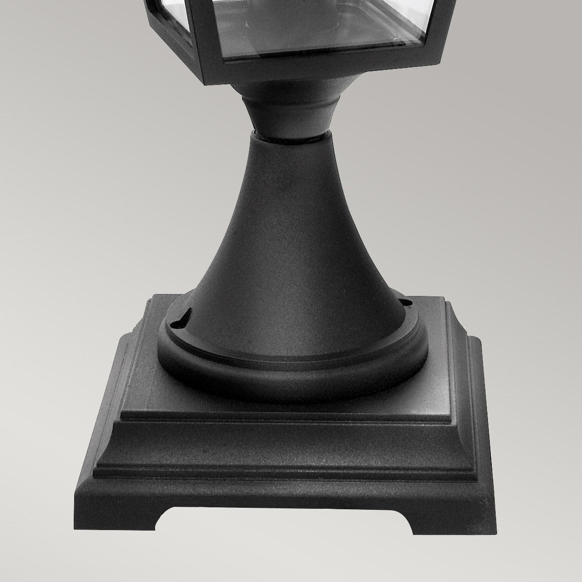 Norlys Turin Grande 1 Light Pedestal - Black TG3-BLACK
