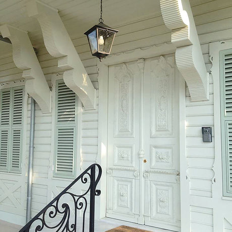 Norlys Turin Grande 1 Light Chain Lantern - Black TG8-BLACK