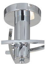Magnalux Topaz 3 Light Polished Chrome c/w Square Glass Part Number - TOP03CH