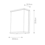 Elstead Lighting Outdoor Wall Light from the Torsten range. Torsten 1 Light Large Wall Light – SKU TORSTEN-TALL