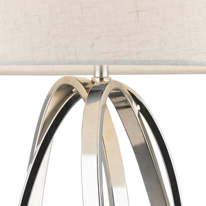 Magnalux Trinity Table Lamp Polished Chrome c/w Shade Part Number - TRI01CHTL