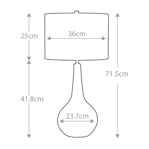 Elstead Lighting Table Lamp from the Upton range. Upton 1 Light Table Lamp Product Code = UPTON-TL