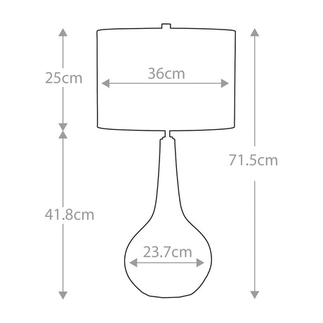 Elstead Lighting Table Lamp from the Upton range. Upton 1 Light Table Lamp Product Code = UPTON-TL