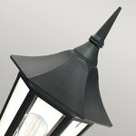 Norlys Valencia 1 Light Pedestal V3-BLACK