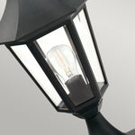 Norlys Valencia 1 Light Pedestal V3-BLACK