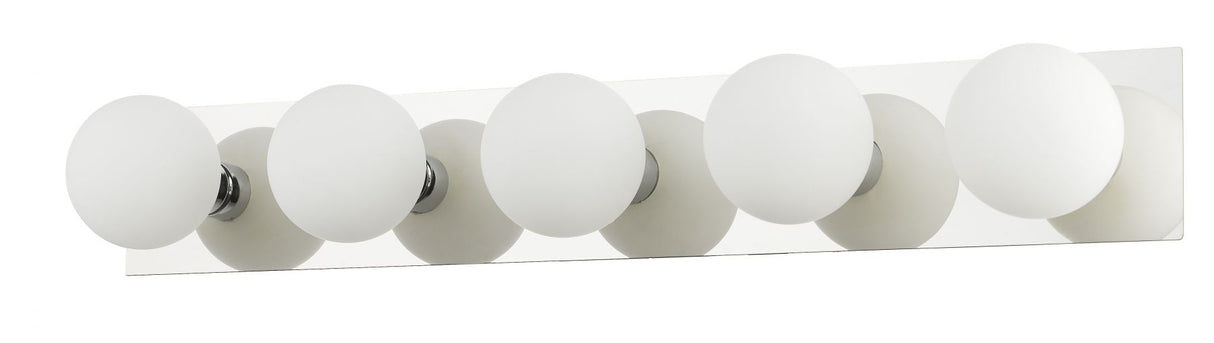 Magnalux Vanity 5 Light Polished Chrome Part Number - VAN05CH