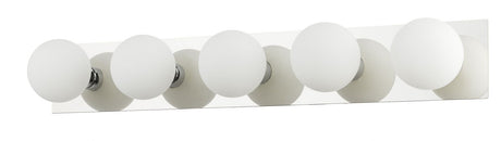Magnalux Vanity 5 Light Polished Chrome Part Number - VAN05CH