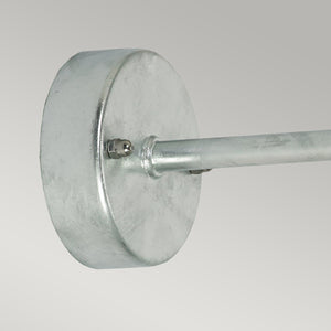 Norlys Vansbro 1 Light Wall Lantern Galvanised VANSBRO-GAL