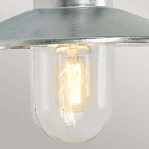 Norlys Vansbro 1 Light Wall Lantern Galvanised VANSBRO-GAL