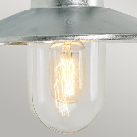 Norlys Vansbro 1 Light Wall Lantern Galvanised VANSBRO-GAL