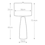 Elstead Lighting Table Lamp from the Vauxhall range. Vauxhall 1 Light Table Lamp Product Code = VAUXHALL-TL