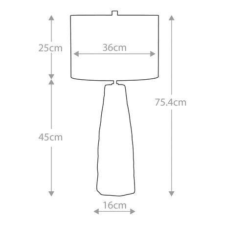 Elstead Lighting Table Lamp from the Vauxhall range. Vauxhall 1 Light Table Lamp Product Code = VAUXHALL-TL