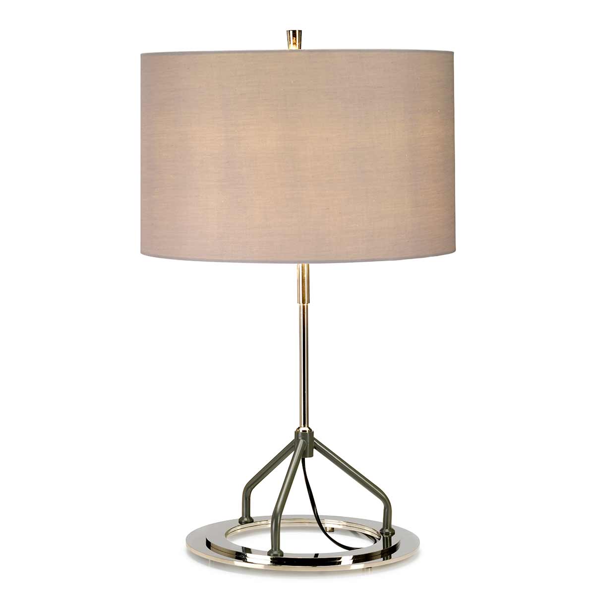Elstead Lighting Table Lamp from the Vicenza range. Vicenza Table Lamp - White Polished Nickel Product Code = VICENZA-TL-GPN