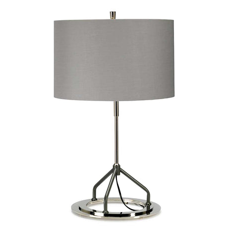 Elstead Lighting Table Lamp from the Vicenza range. Vicenza Table Lamp - White Polished Nickel Product Code = VICENZA-TL-GPN