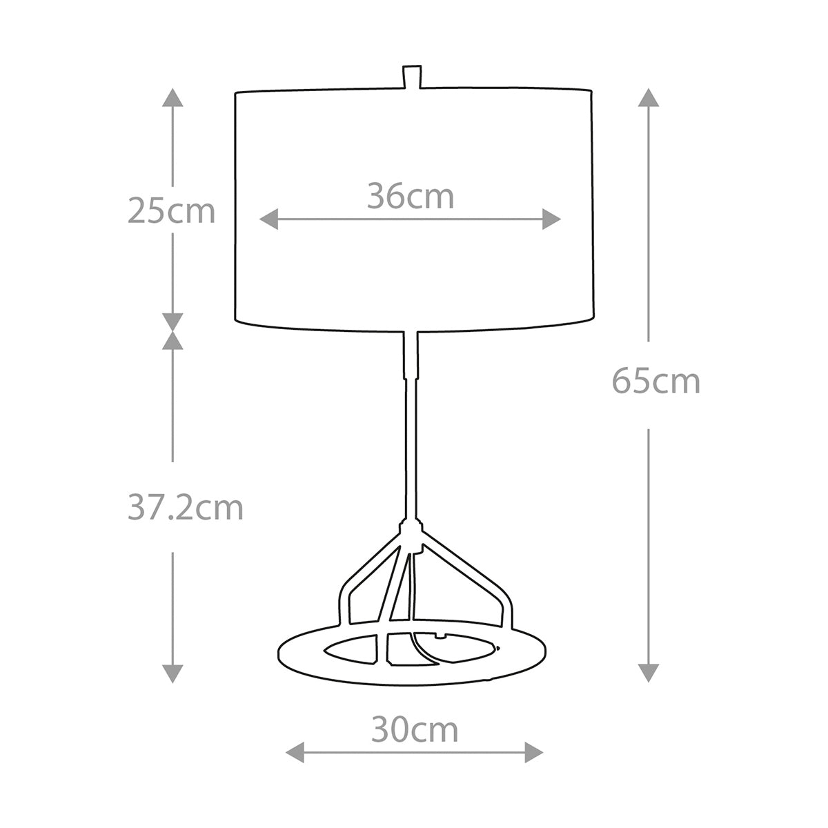 Elstead Lighting Table Lamp from the Vicenza range. Vicenza Table Lamp - White Polished Nickel Product Code = VICENZA-TL-GPN
