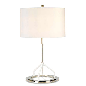 Elstead Lighting Table Lamp from the Vicenza range. Vicenza Table Lamp - Dark Grey Polished Nickel Product Code = VICENZA-TL-WPN