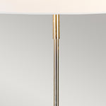 Elstead Lighting Table Lamp from the Vicenza range. Vicenza Table Lamp - Dark Grey Polished Nickel Product Code = VICENZA-TL-WPN