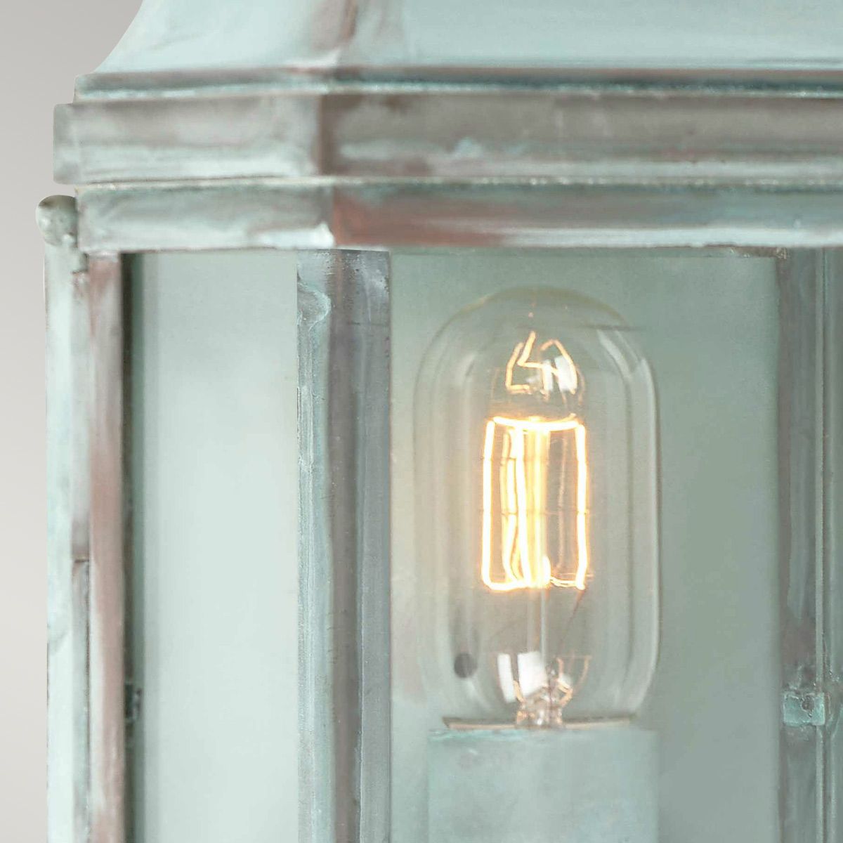 Elstead Lighting Outdoor Wall Light from the Victoria range. Victoria 1 Light Wall Lantern - Verdigris – SKU VICTORIA-VERDI