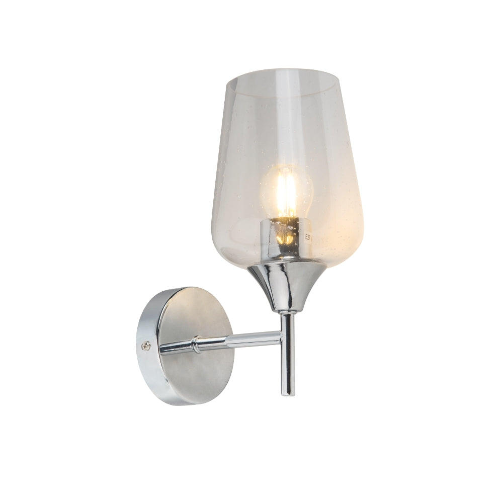 Magnalux Vino 1 Light Polished Chrome Wall Light Part Number - VIN01CHWL
