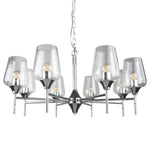 Magnalux Vino 8 Light Polished Chrome Ceiling Light Part Number - VIN08CH