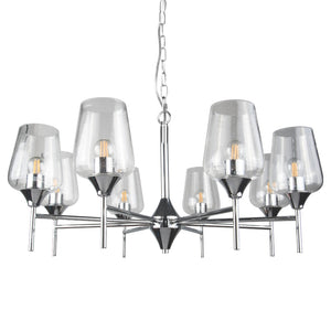 Magnalux Vino 8 Light Polished Chrome Ceiling Light Part Number - VIN08CH