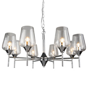 Magnalux Vino 8 Light Polished Chrome Ceiling Light Part Number - VIN08CH