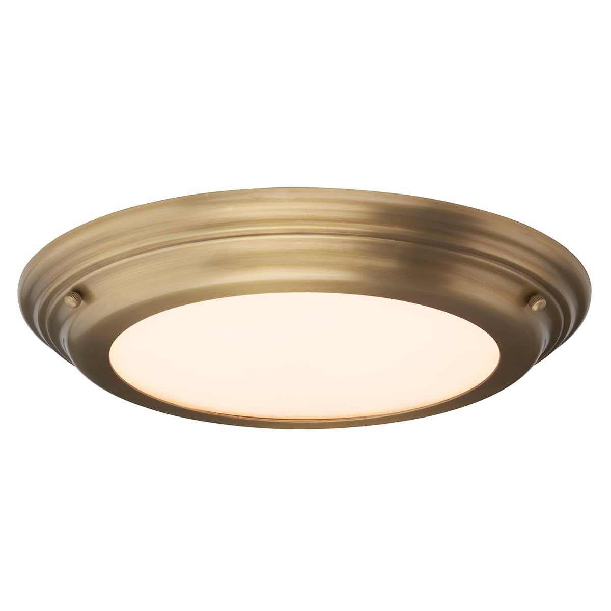 Elstead Lighting  Ceiling Flush from the Welland range. Welland 1 Light Flush Product Code = WELLAND-F-AB