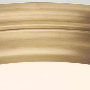 Elstead Lighting  Ceiling Flush from the Welland range. Welland 1 Light Flush Product Code = WELLAND-F-AB