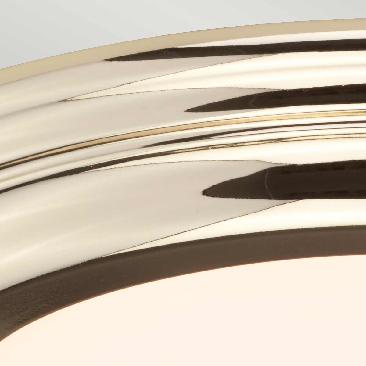 Elstead Lighting  Ceiling Flush from the Welland range. Welland 1 Light Flush Product Code = WELLAND-F-PB