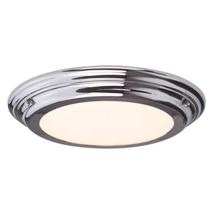 Elstead Lighting  Ceiling Flush from the Welland range. Welland 1 Light Flush Product Code = WELLAND-F-PC