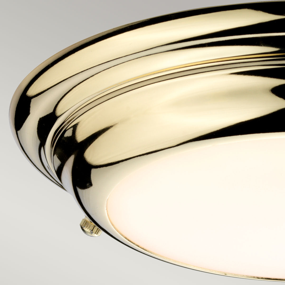 Elstead Lighting Ceiling Flush from the Welland range. Welland 1 Light Mini LED Flush Product Code = WELLAND-F-S-PB