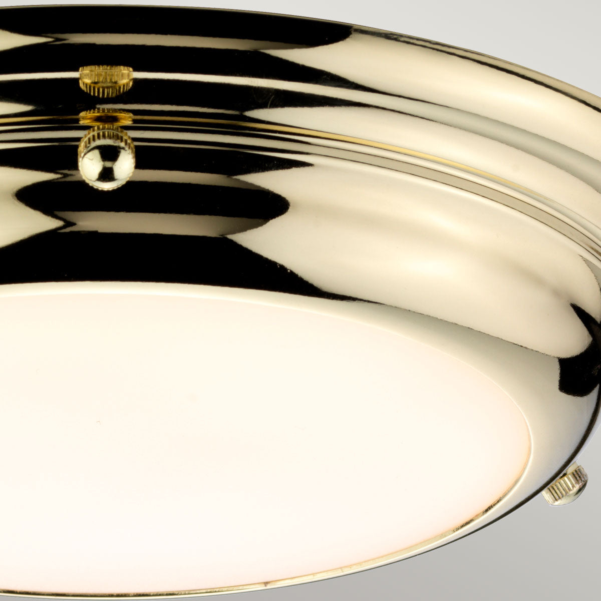 Elstead Lighting Ceiling Flush from the Welland range. Welland 1 Light Mini LED Flush Product Code = WELLAND-F-S-PB