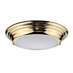 Elstead Lighting Ceiling Flush from the Welland range. Welland 1 Light Mini LED Flush Product Code = WELLAND-F-S-PB
