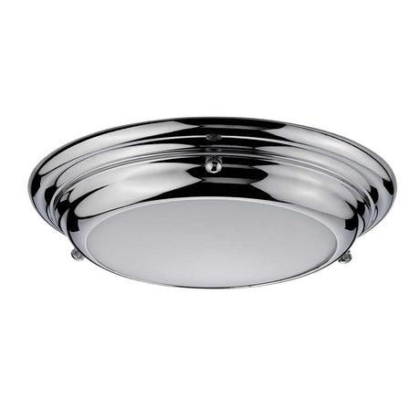 Elstead Lighting Ceiling Flush from the Welland range. Welland 1 Light Mini LED Flush Product Code = WELLAND-F-S-PC