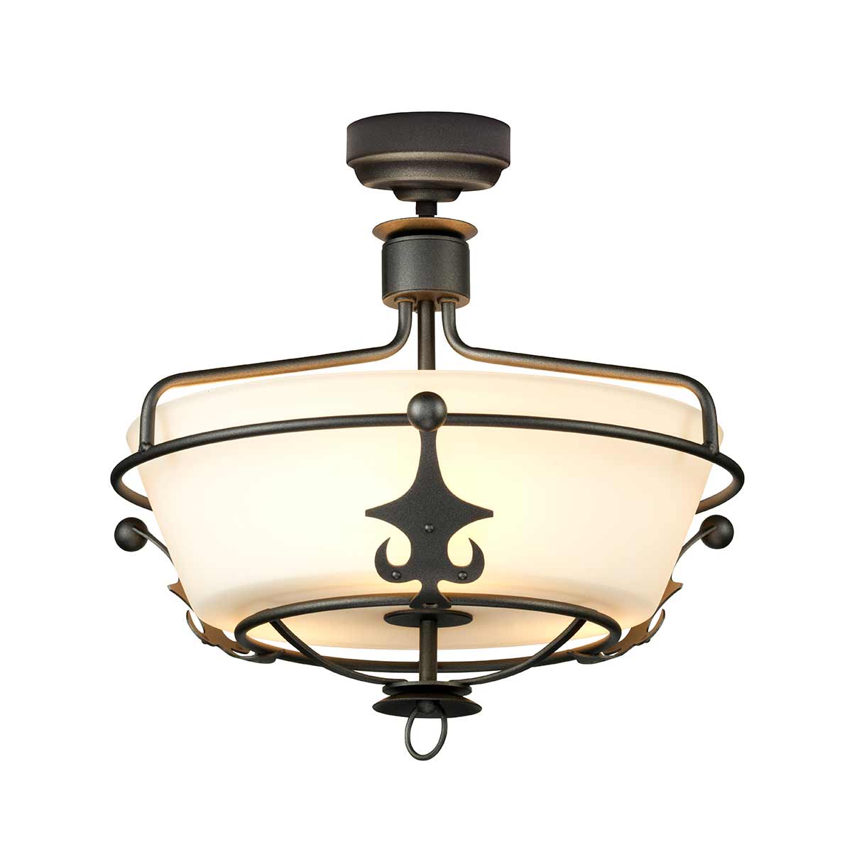 Elstead Lighting Ceiling Semi-Flush from the Windsor range. Windsor 3 Light Semi-Flush Product Code = WINDSOR-SF-GR